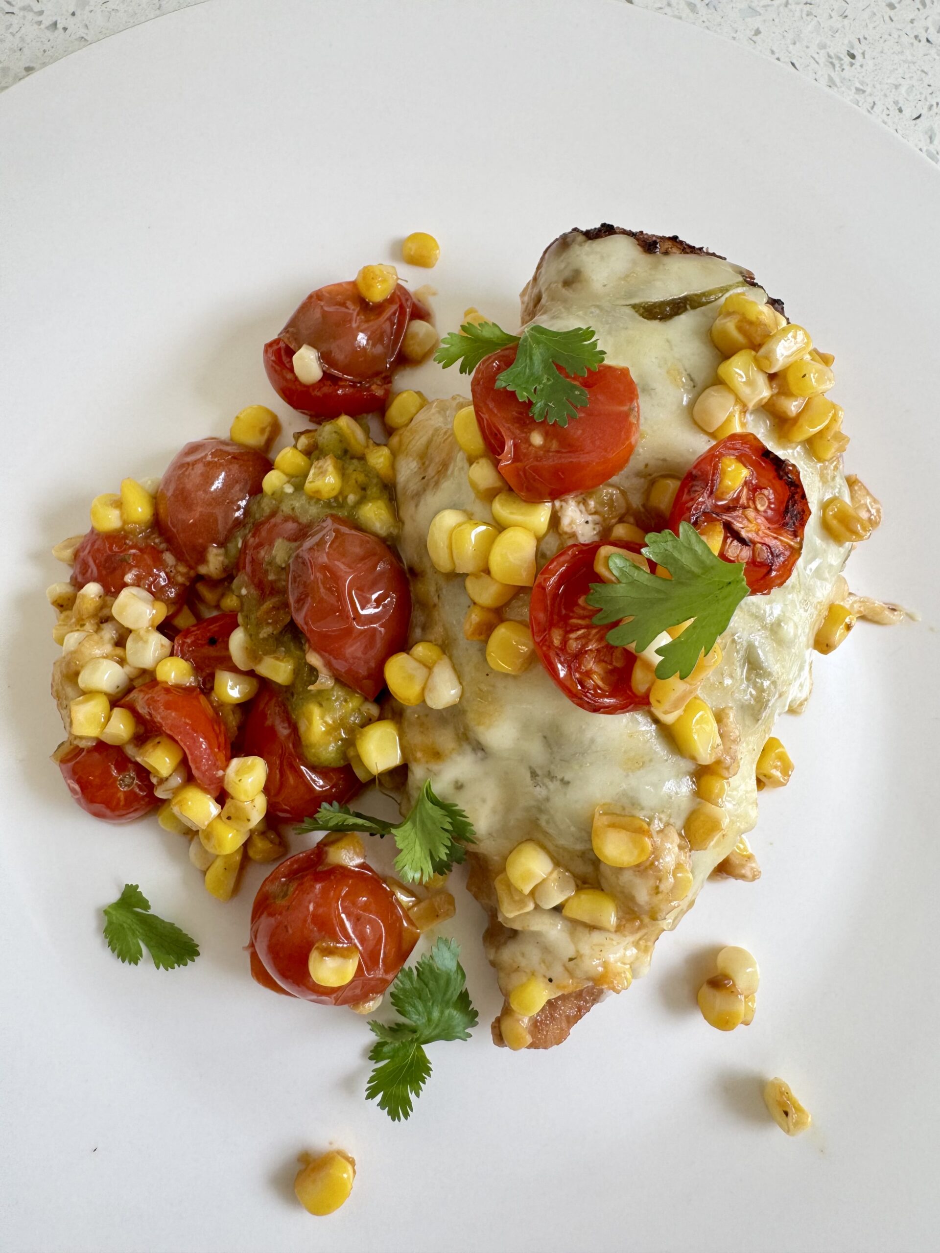 Hatch Green Chile Cheesy Chicken