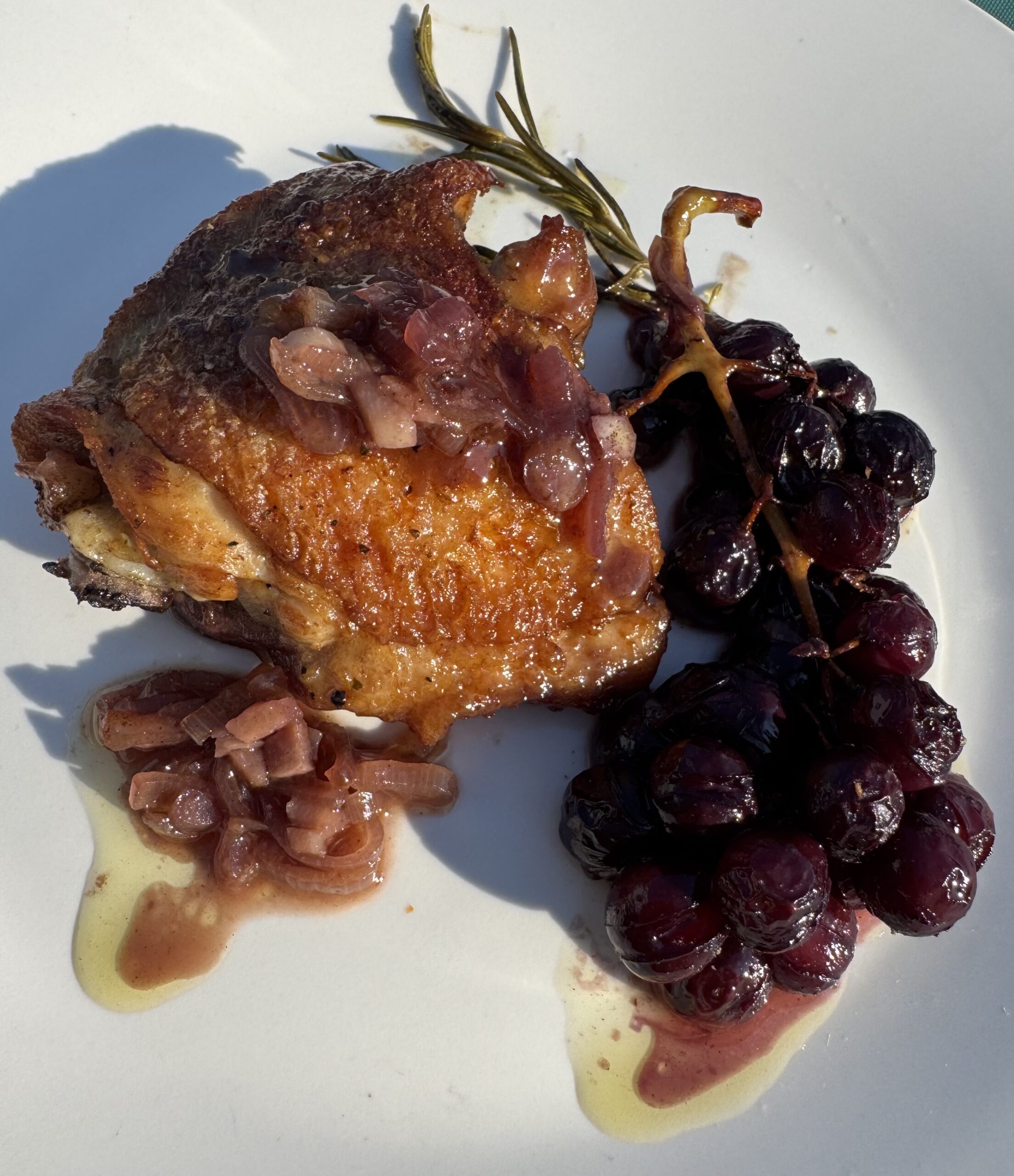 Cider Braised Chicken Thighs