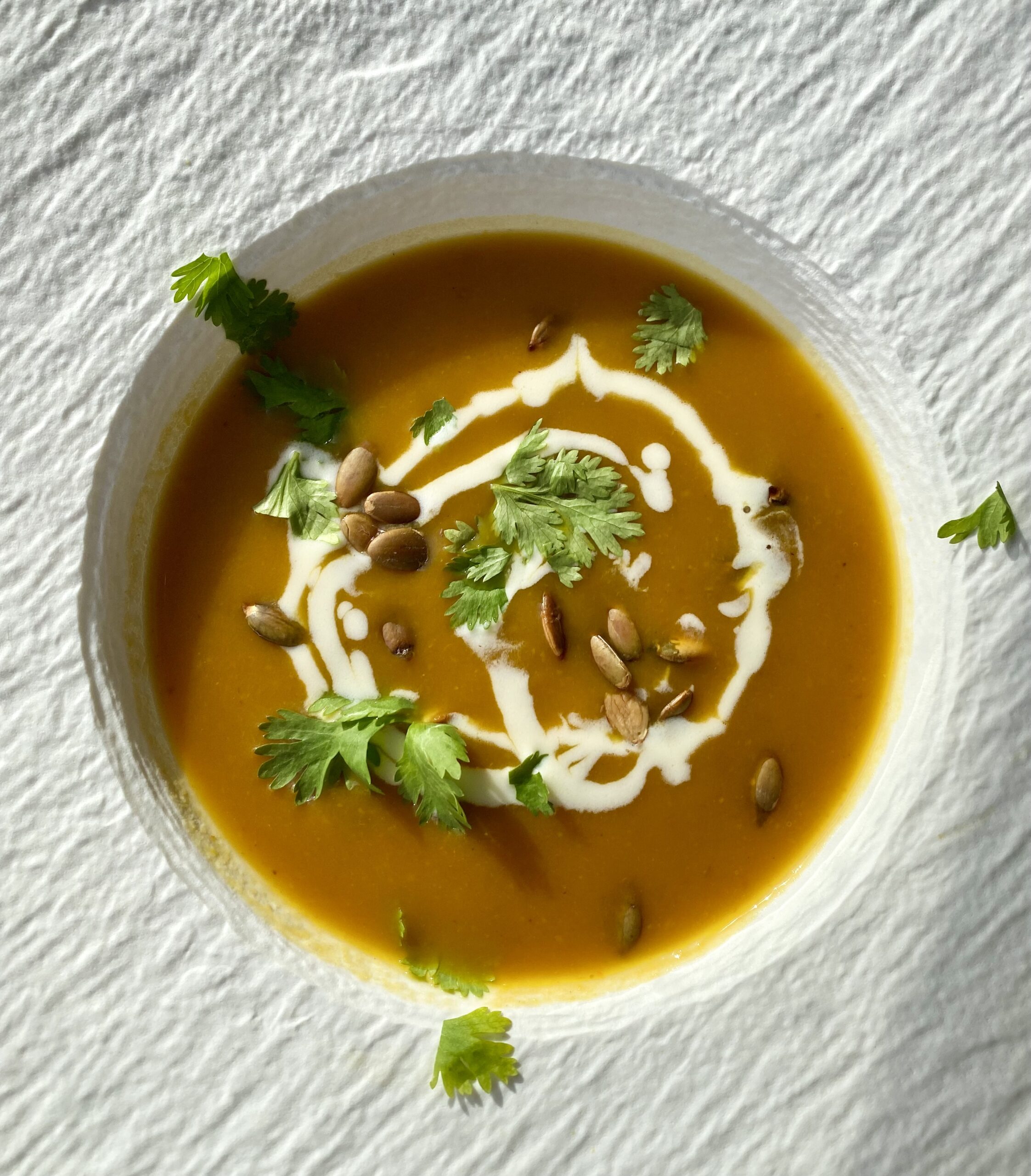 Kabocha Squash and Apple Soup